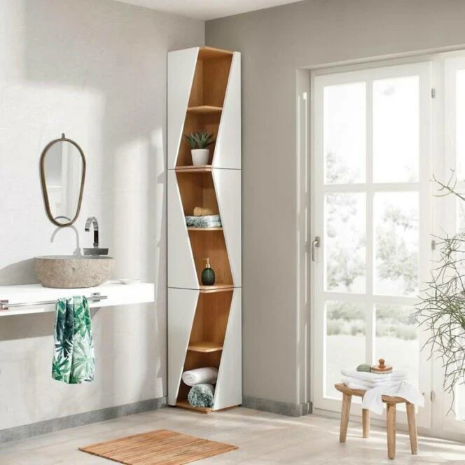 Hylom Multi Purpose Corner Cabinet - Image 3
