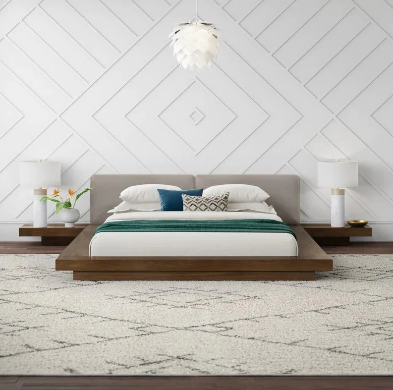 Nagoya Japanese Bed with 2 side tables - Image 2