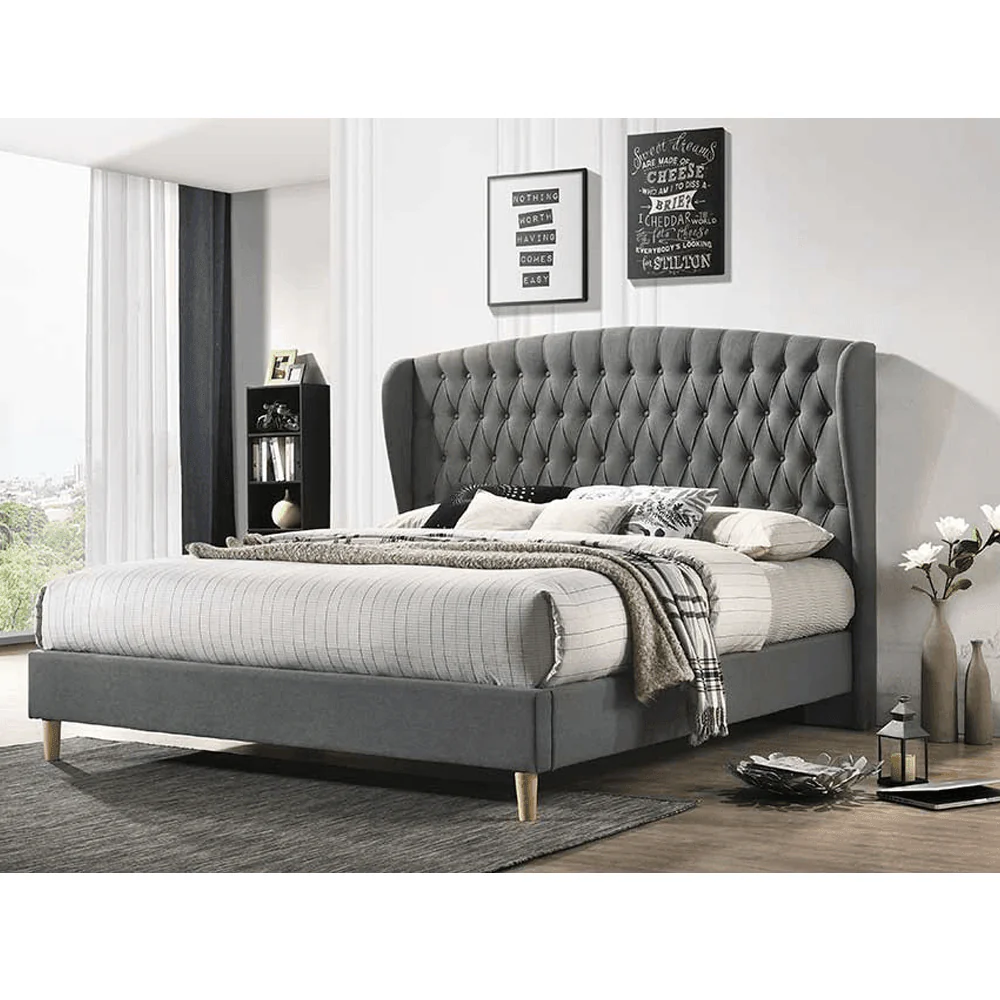 V1 Bed with optional bed side table & dresser - Image 3