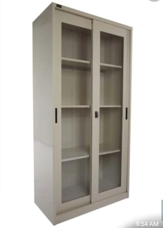 Steel Cupboard with sliding glass door, Heavy duty, 0.7mm
