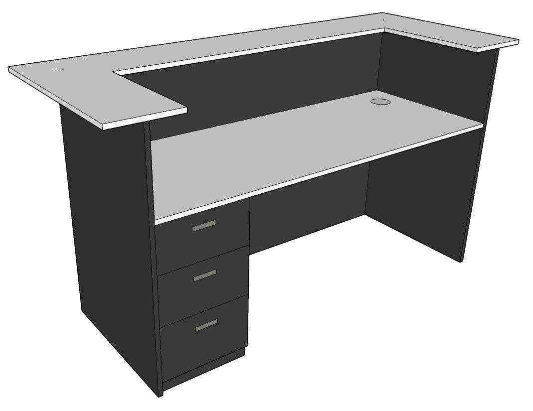 Reception Counter 02, Custom made - Image 4