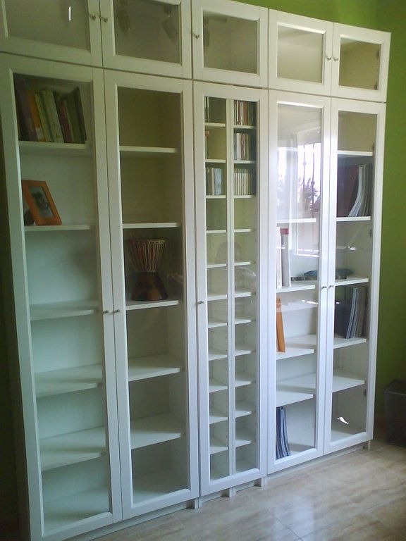 book cabinets with glass doors