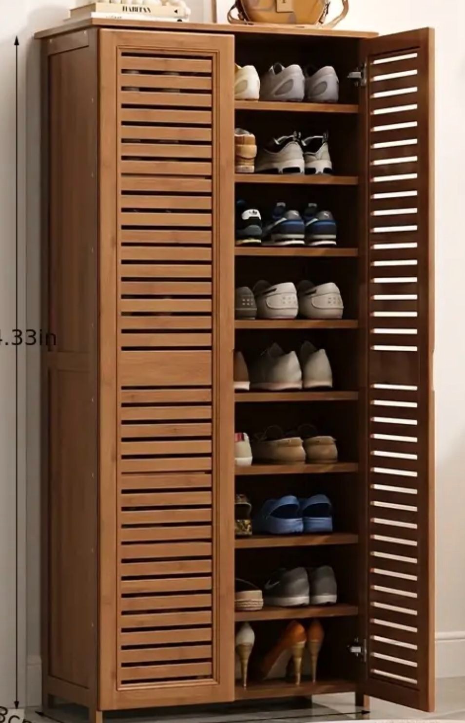 Wood Shoe Cabinets